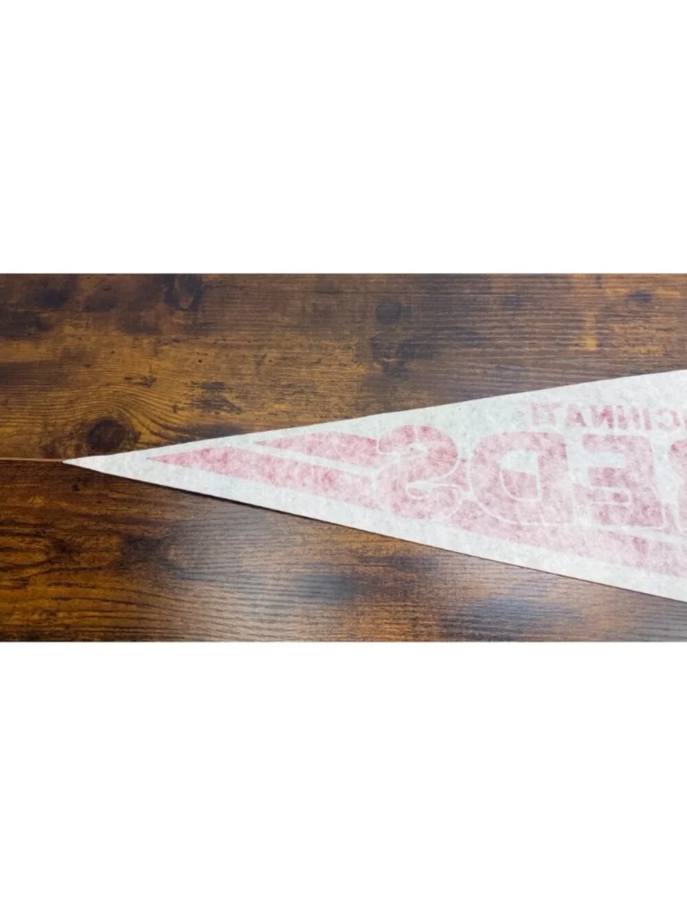 Cincinnati Reds Vintage Felt Pennant MLB Baseball Memorabilia 30 inches